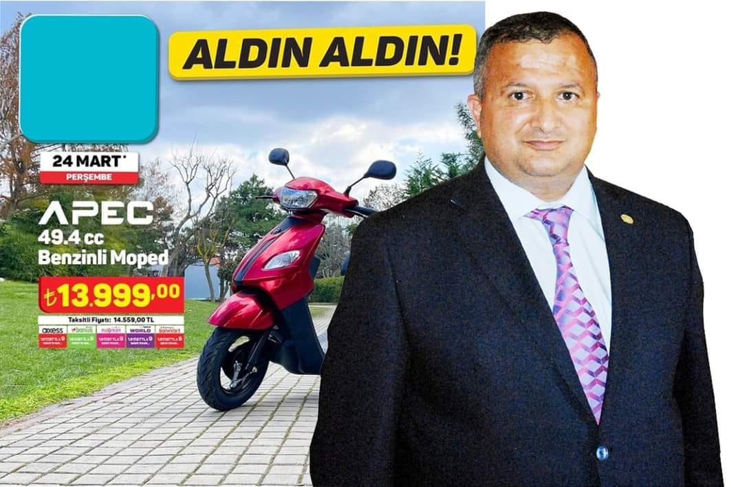 ZNCR MARKETLER ARTIK  MOTOSKLET DE SATIYOR!